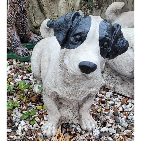 Jack Russell Dog Stone Garden Ornament 33cm