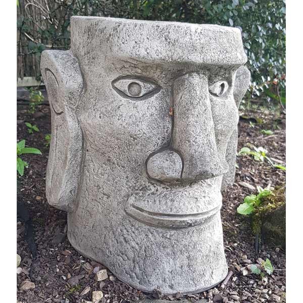 Easter Island Head Stone Planter (Large) 29cm