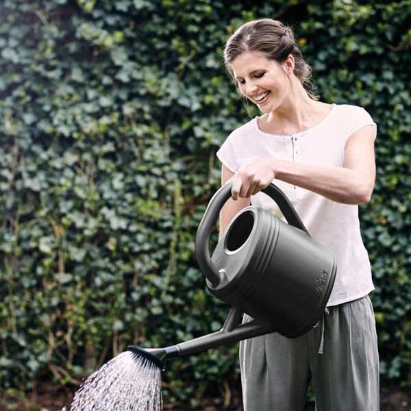 Elho Green Basics Watering Can 10 Litres Living Black