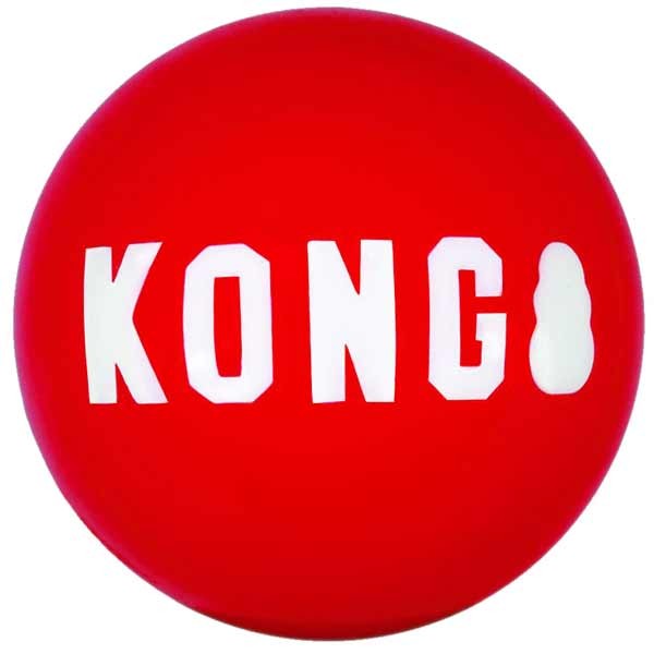 KONG Signature Ball 2 Pack Medium Dog Toy