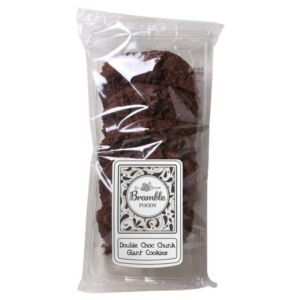 Bramble Foods Double Chocolate Chunk Giant Cookies 250g