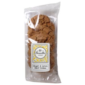 Bramble Foods Ginger & Lemon Giant Cookies 250g