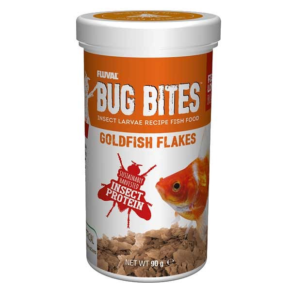 Fluval Bug Bites Goldfish Flakes 90g