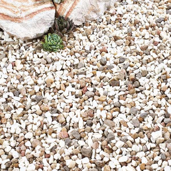 Tuscan Glow Dolomite & Quartz Champagne & White Chippings 10-20mm