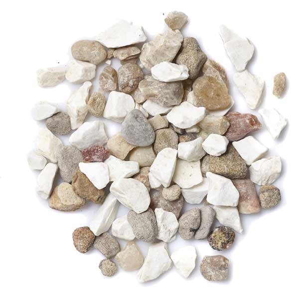 Tuscan Glow Dolomite & Quartz Champagne & White Chippings 10-20mm