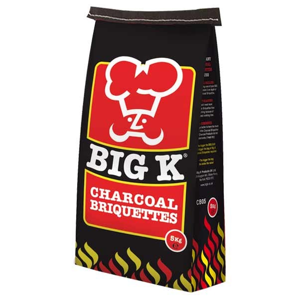 Big K Barbecue Charcoal Briquettes 5kg