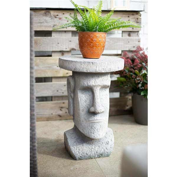 Easter Island Head Plant Stand