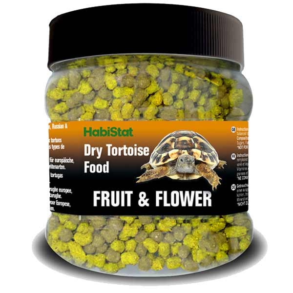 HabiStat Dry Tortoise Food Fruit & Flower 200g