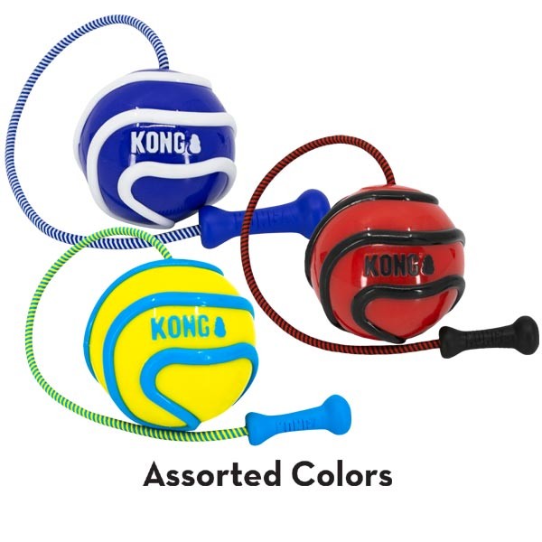 KONG Wavz Bunjiball Large Dog Toy