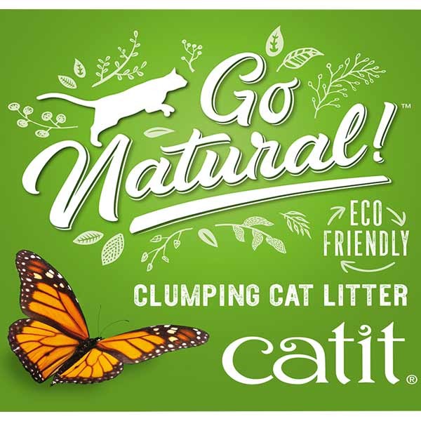 Catit Go Natural! Vanilla Clumping Pea Husk Cat Litter 5.6kg