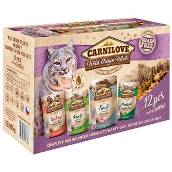 Carnilove Multipack Adult 12x85g Wet Cat Food