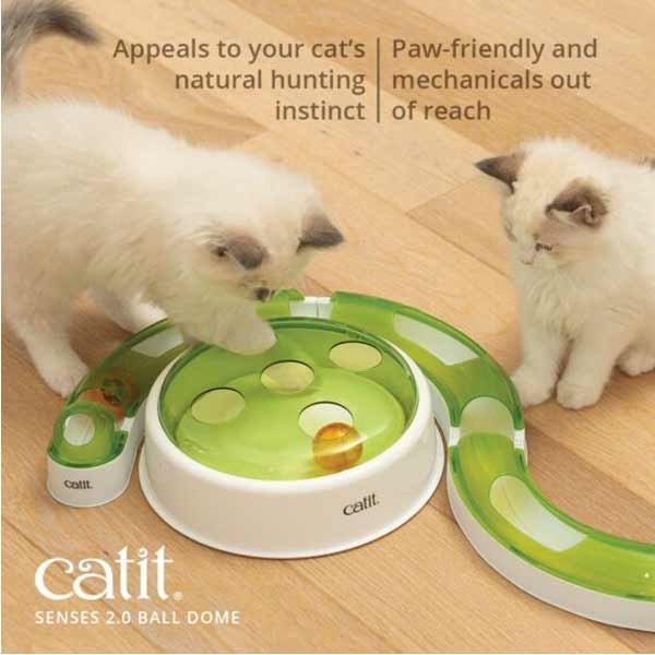 Catit 2.0 Electronic Ball Dome Cat Toy