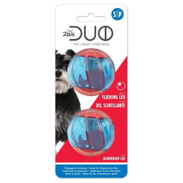 Zeus Duo Ball 5cm with LED 2Pk