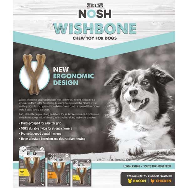 Zeus Nosh Bacon Wishbone Large