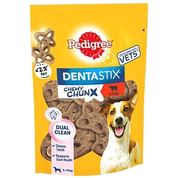 Pedigree Dentastix Chewy Chunx Mini Beef 68g Dog Treat