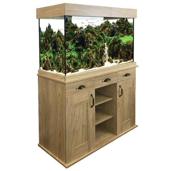 Fluval Shaker 252 Litres Hampshire Oak Aquarium & Cabinet