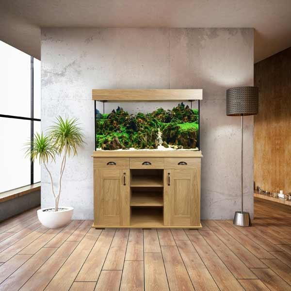 Fluval Shaker 252 Litres Hampshire Oak Aquarium & Cabinet