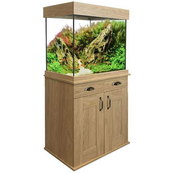 Fluval Shaker 168 Litres Hampshire Oak Aquarium & Cabinet