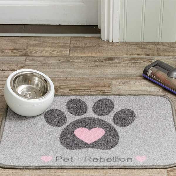 Pet Rebellion Dinner Mate Pink Heart 40x60cm