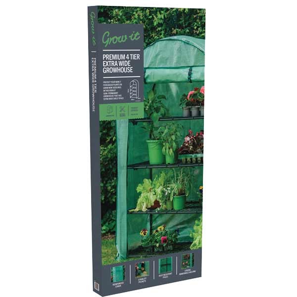 Grow it Premium 4 Tier Extra Wide Growhouse