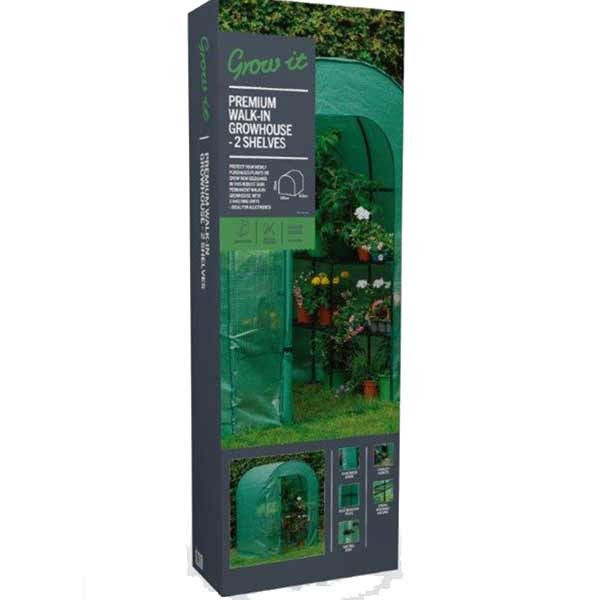 Grow it Premium 2 Shelf Walk-In Growhouse