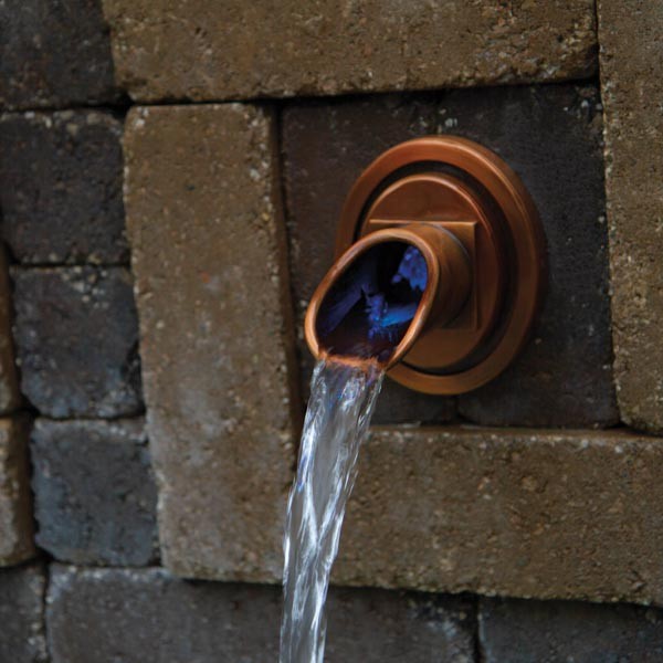 Oase Wall Spout Circle Copper