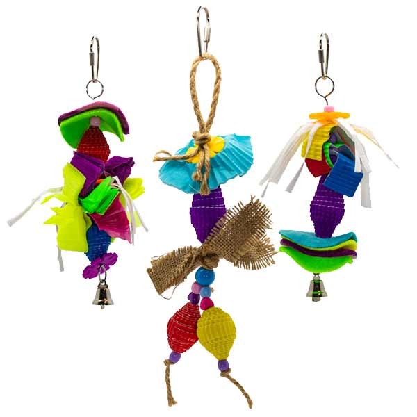 Beaks Rainbow Play Bird Toy Assorted