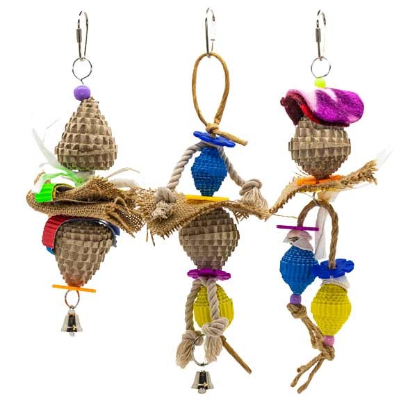 Beaks Fiesta Fun Bird Toy Assorted