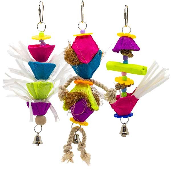 Beaks Colour Fun Bird Toy Assorted