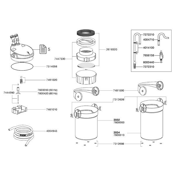 Eheim Black Ecco Pro 130 External Filter