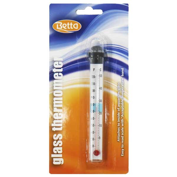 Betta Easy Read Glass Thermometer