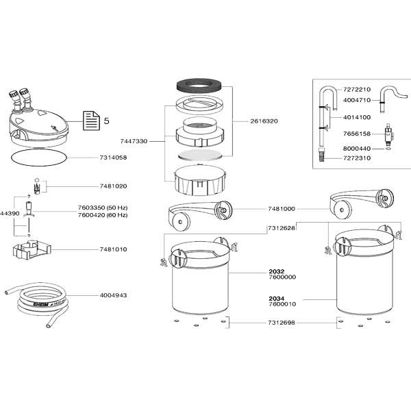 Eheim Black Ecco Pro 200 External Filter