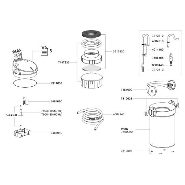 Eheim Black Ecco Pro 300 External Filter