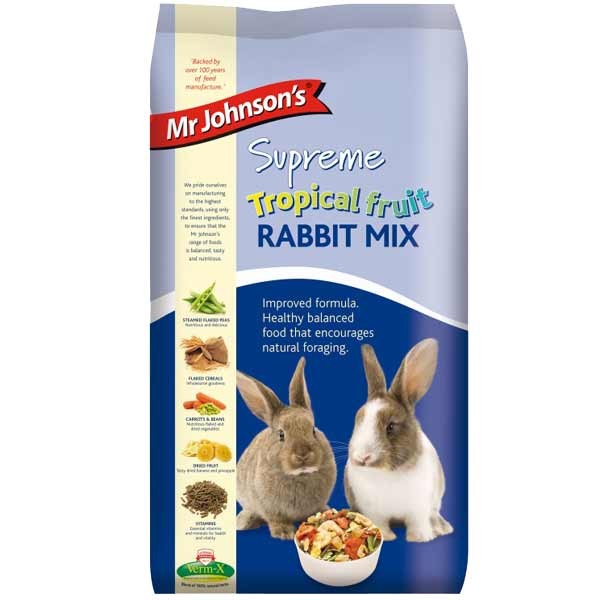 Mr Johnsons Supreme Tropical Fruit Rabbit Mix 15kg