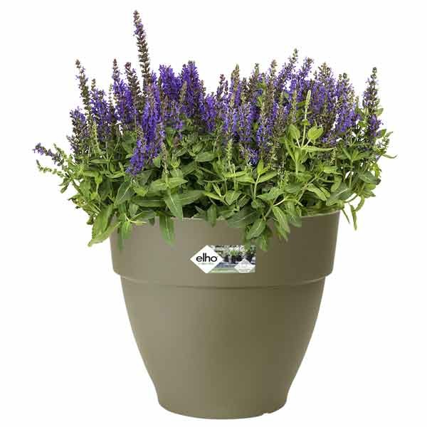 Elho Vibia Campana Round Sage Green 30cm Flower Pot