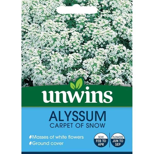 Unwins Alyssum Carpet Of Snow Seeds