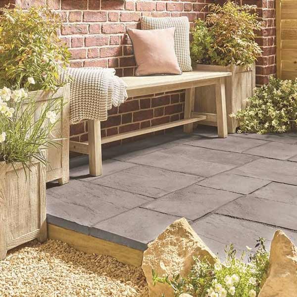 Abbey Paving 300x300mm Graphite