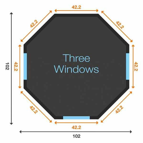 Blagdon Affinity Mocha Octagon Pool Kit