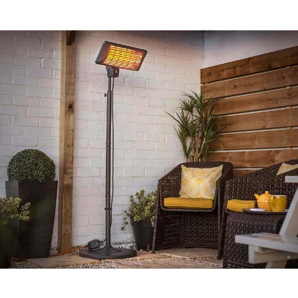 La Hacienda Standing Quartz Heater