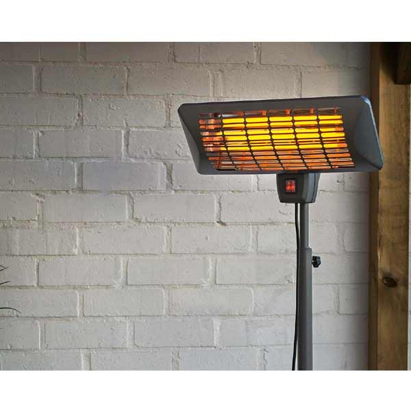 La Hacienda Standing Quartz Heater