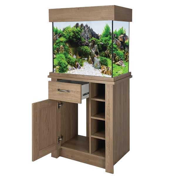 Oakstyle 110 Litres Yorkshire Oak Aquarium & Cabinet Complete