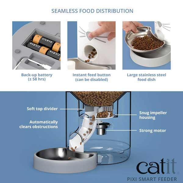 Catit Pixi Smart Dry Cat Food Feeder