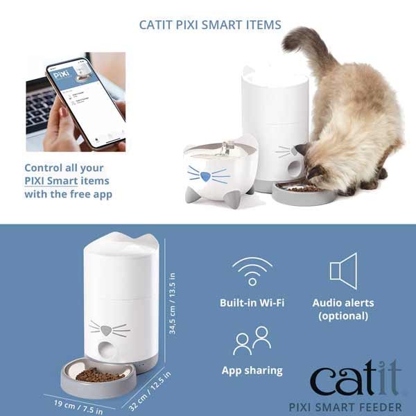 Catit Pixi Smart Dry Cat Food Feeder