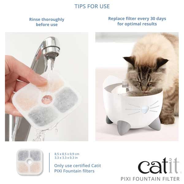 Catit Pixi Fountain Cartridge 3pk