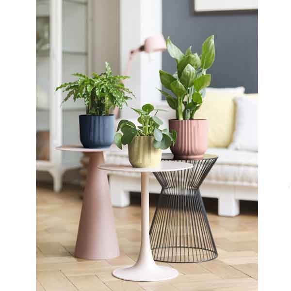 Elho Vibes Fold Round Delicate Pink 14cm Flower Pot