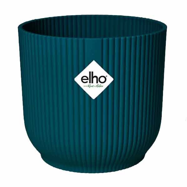 Elho Vibes Fold Round Deep Blue 16cm Flower Pot