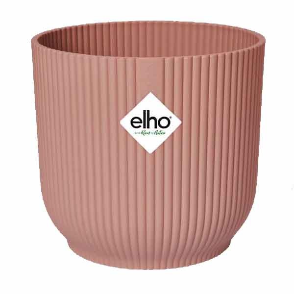 Elho Vibes Fold Round Delicate Pink 18cm Flower Pot