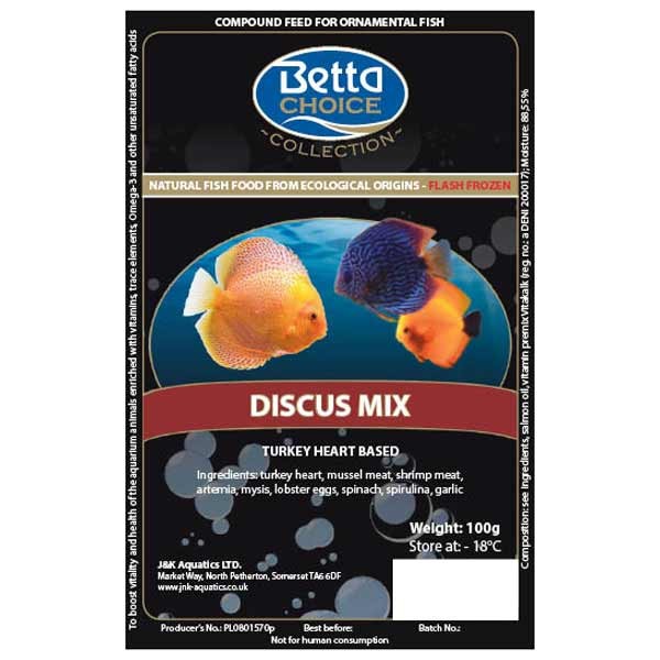 Betta Choice Discus Mix Blister Pack