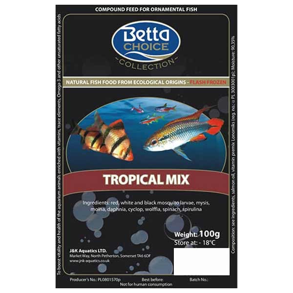 Betta Choice Tropical Mix Blister Pack