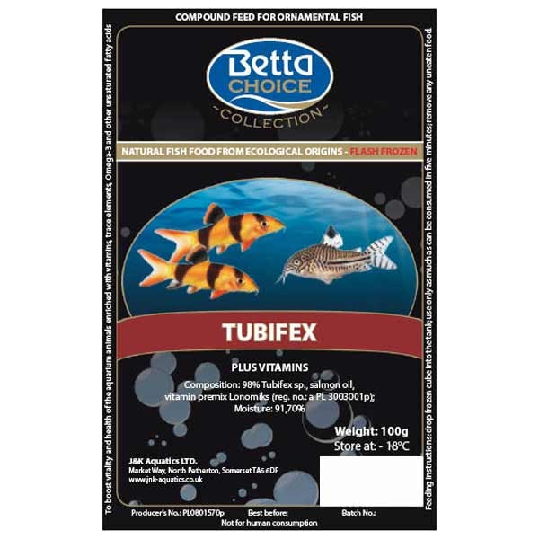 Betta Choice Tubifex Blister Pack